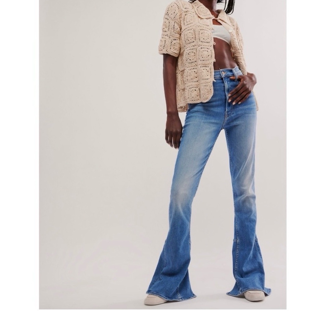 MOTHER Outlaw Wedge Heel jeans